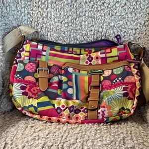 Lily Bloom - Colorful Patchwork Shoulder Bag